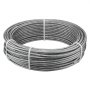 VEVOR Kit di Cavi Metallici da 3,2 mm, Lunghezza 30,5 m, Cavo in Acciaio Inossidabile 304, Resistenza alla Rottura 2,9 KN, Struttura a 7 x 7 Fili, per Sistema di Ringhiere per Ponti, Luci a Stringa