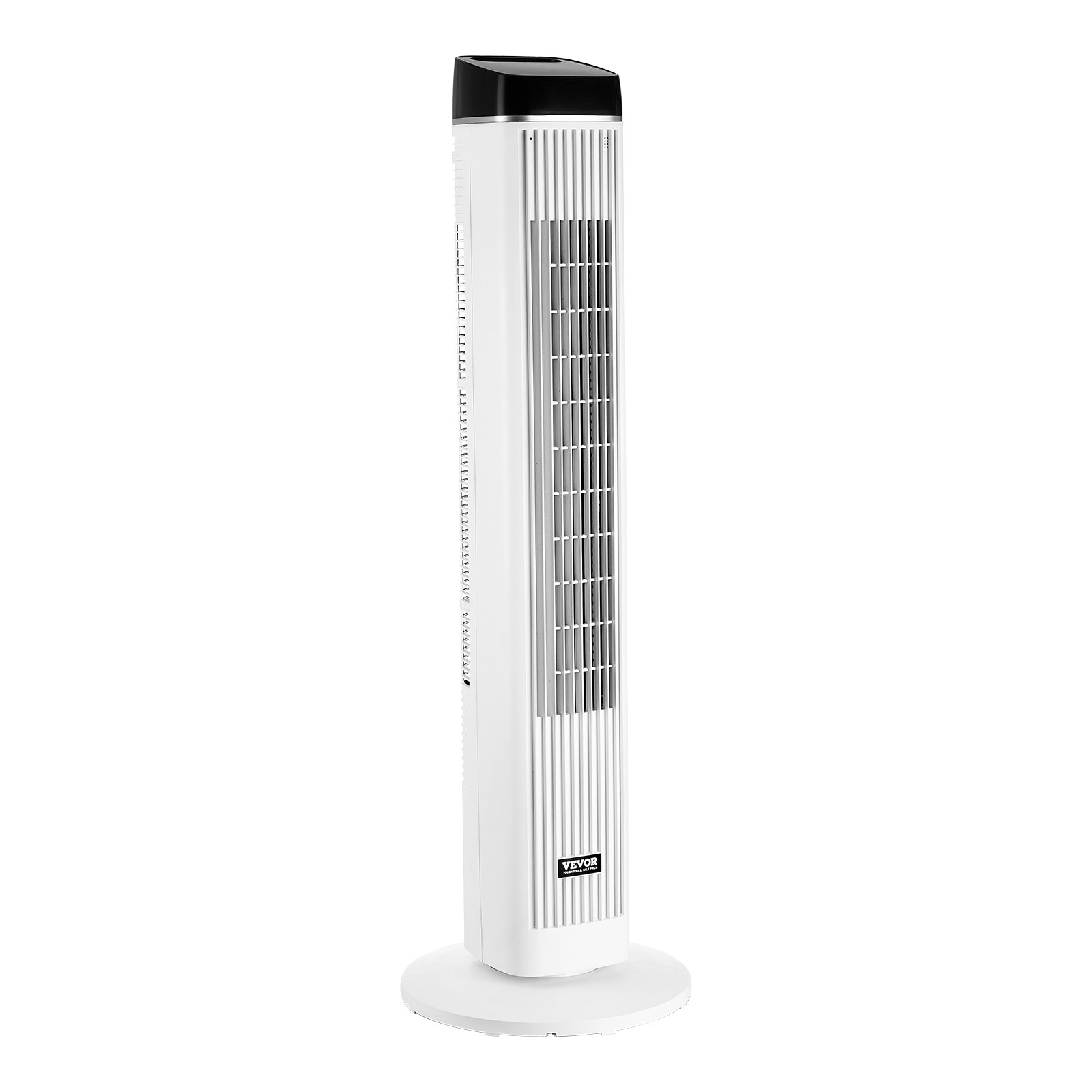 VEVOR Ventilatore da Pavimento Silenzioso con Velocità di 6,7 m/s Ventilatore Portatile Senza Pale a 70° per Interni con 3 Velocità, 4 Modalità, con Telecomando per Camera da Letto, Ufficio, Casa