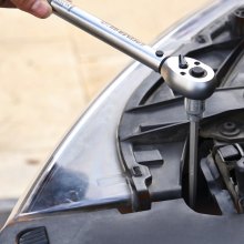 VEVOR Set di Chiavi a Bussola Esagonali Lunghe per Meccanici 18 Pezzi Attacco da 3/8 pollice in Acciaio Legato S2 Acciaio Cr-V, Standard SAE e Metrico da 1/8 pollice a 3/8 di pollice, 3-12 mm
