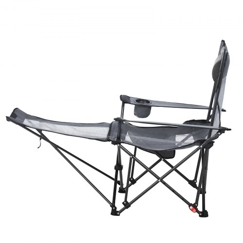 Sedia da Campeggio Reclinabile, 4 Posizioni Regolabili, Sdraio Pieghevole Portatile per Adulti, in Rete con Poggiapiedi e Poggiatesta, Supporta 99,8 kg, Sedie da Campeggio per Patio, Grigio | IT Sedia da Campeggio Reclinabile, 4 Posizioni Regolabili, Sdraio Pieghevole Portatile per Adulti, in Rete con Poggiapiedi e Poggiatesta, Supporta 99,8 kg, Sedie da Campeggio per Patio, Grigio | IT