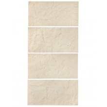 VEVOR Pannelli da Parete 3D 4 Pezzi 1200 x 600 x 30 mm PU Effetto Pietra Gialla