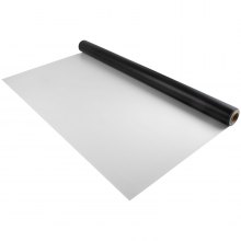 VEVOR Pavimento Gomma Liscio da 2x7 m in PVC Bianco, Spazio di Copertura 14 ㎡ Copri Pavimenti in Gomma Isolante, Tappetino Antiscivolo per Pista da Ballo per Danza Classica Moderna, Jazz, Hip Hop