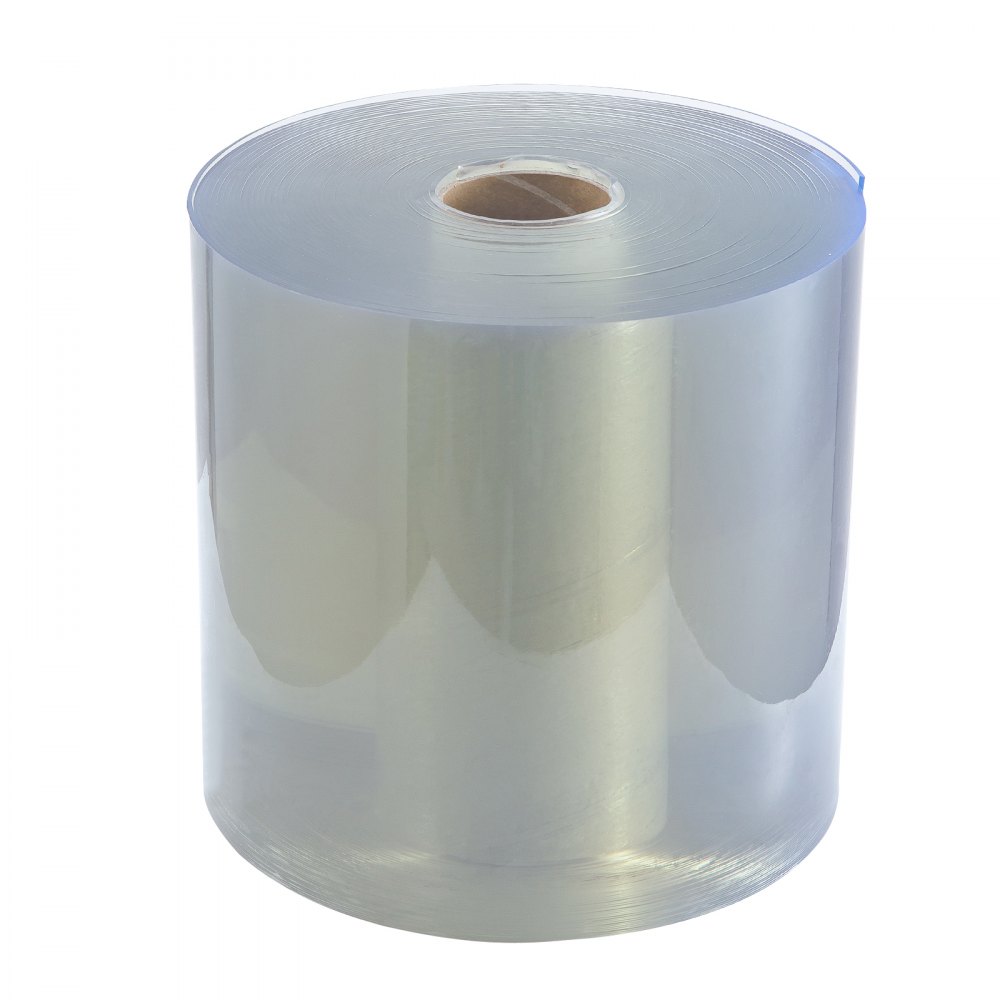 VEVOR Tenda Trasparente della Porta 300mm x3mm x25m Tendaggio di Porta a Strisce in PVC Tendina Trasparente per Porte con Staffa e Unghie Resistenza a Vento Acqua Graffi e Temperatura