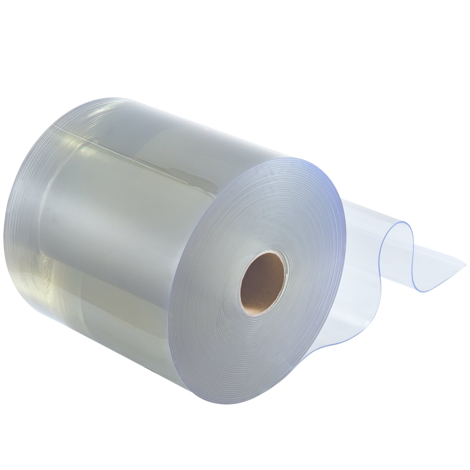 VEVOR Tenda Trasparente della Porta 300mm x3mm x25m Tendaggio di Porta a Strisce in PVC Tendina Trasparente per Porte con Staffa e Unghie Resistenza a Vento Acqua Graffi e Temperatura