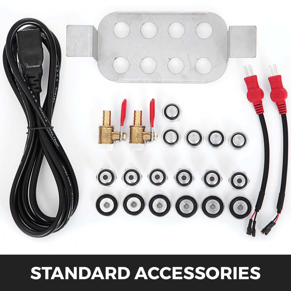 VEVOR Iniettore Auto Cleaner Tester 6 cilindri Ultrasonic Gasoline Cleaning Tool CT200