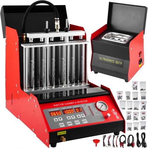 Cnc602 Macchina Ultrasuoni Fuel Injector Cleaner Serbatoio Pulizia 6 Cilindri