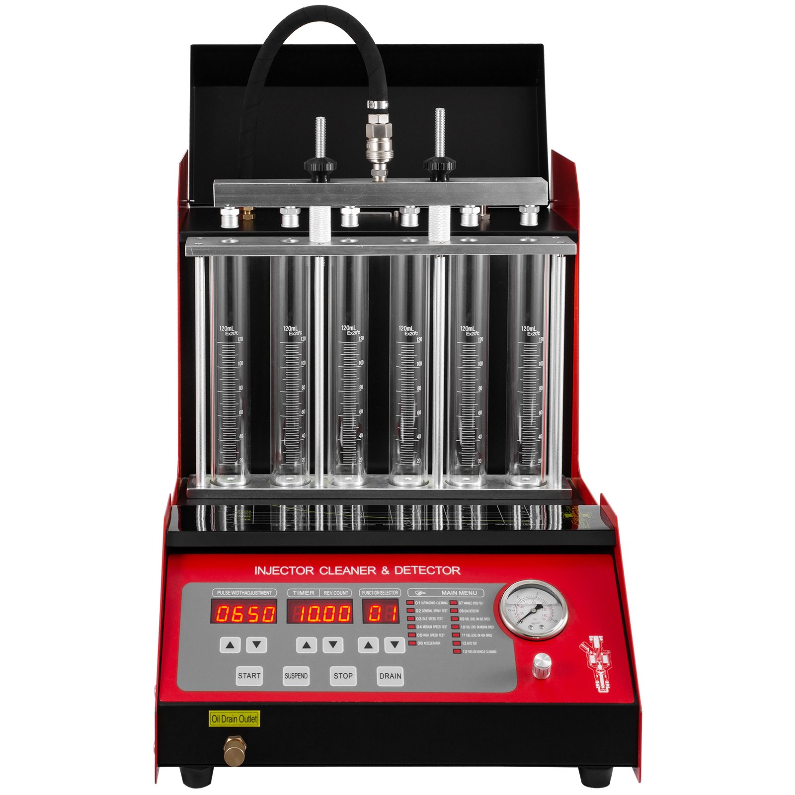 Cnc602 Macchina Ultrasuoni Fuel Injector Cleaner Serbatoio Pulizia 6 Cilindri