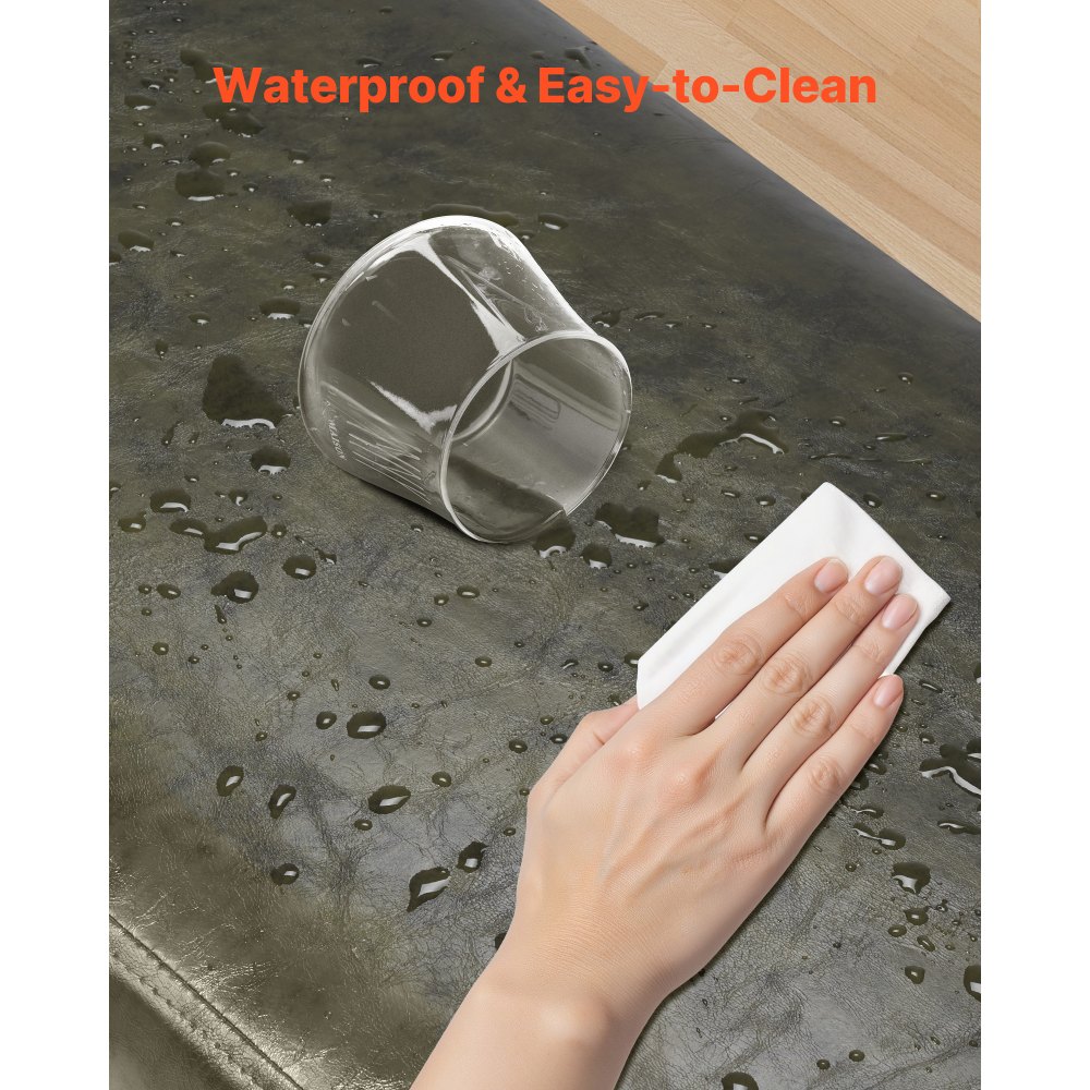 VEVOR Panca Contenitore in Pelle, Panca in Pelle PU con Contenitore e Gambe in Metallo, Panca Moderna per Ingresso, Panca Imbottita per Soggiorno, Sala da Pranzo, Corridoio, Colore Verde