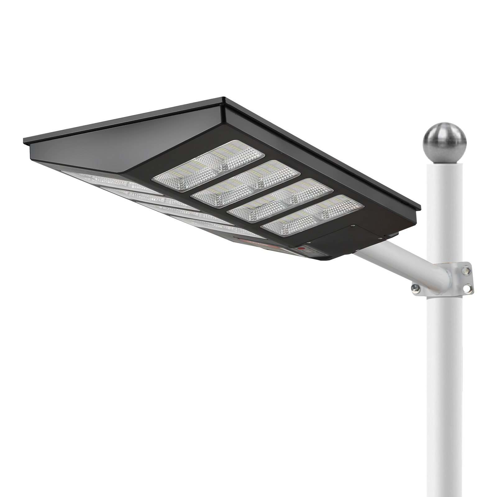 VEVOR 2PCS 800W LED Lampione stradale solare 1400LM Lampada con sensore di movimento solare per esterni