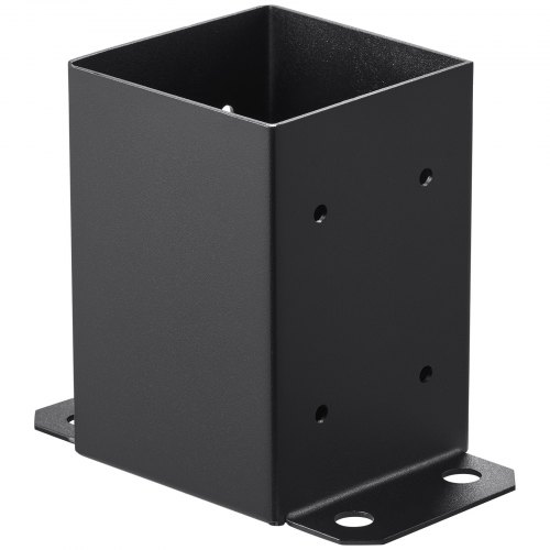 4 x Supporto per Pali Fissaggio Pali Legno, Supporto Staffa per Palo di Terrazza, Staffa Ancoraggio Regolabili per Palis di Recinzione, Manicotto di Base, Porta Palo Ringhiere Pergola per Pali 90mm