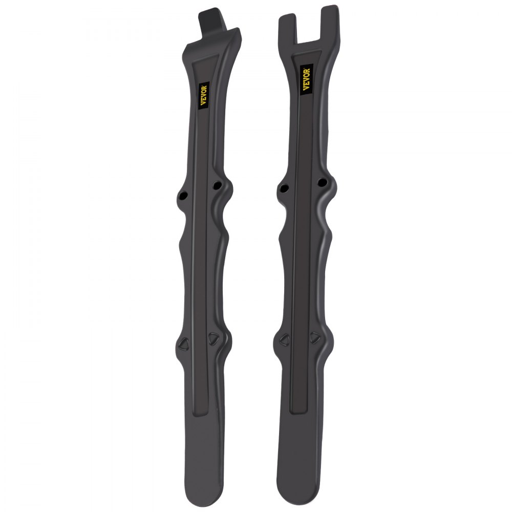 VEVOR Leva Smonta Gomma di Acciaio 40CR, 40,64 cm Leva Pneumatici, Strumento di Riparazione Pneumatici di peso 0,91 kg, Kit Cambia Ruota 2 Pezzi, Smonta Gomme per Pneumatici Biciclette e Motocicli