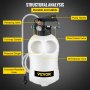 VEVOR Pompa Estrazione Olio Motore, 10 Litri Pompa Trasmissione Fluido Estrattore di Olio, 10L ATF Kit Cambio Olio Manuale Sistema di Riempimento Pompa del Liquido Strumento con 14 Adattatori Comuni