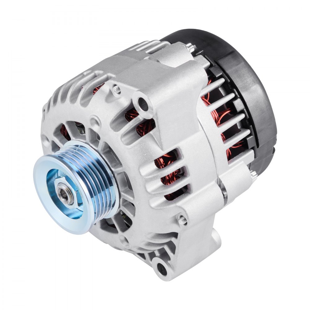VEVOR Alternatore per Auto 8247N, per Cadillac Escalade V8 5.3L/6.0L 2002-2004, Chevy Suburban 1500 2000-2004, GMC Yukon V8 4.8L/5.3L 2000-2004, Alternatore di Ricambio 10464481, 15755616