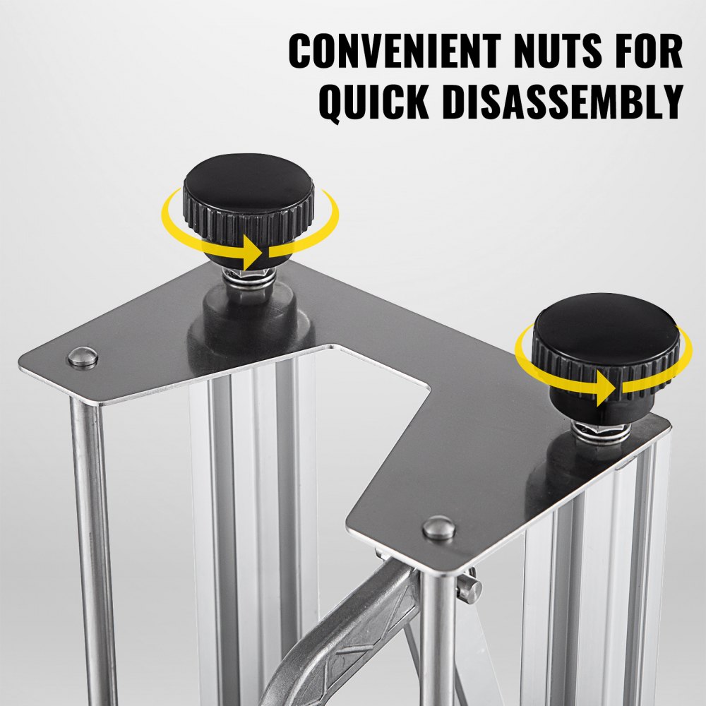 VEVOR Dicer Commerciale della Frutta di Verdure in Acciaio Inox e Alluminio, Taglierina Allegato 4 Lame da 1/4", 3/8", 6 Cunei, 6 Cunei Corer e 1 Vassoio, Affettatrice Manuale per Verdure per Cipolla