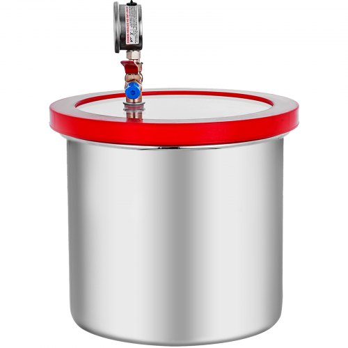 Kit Vacuume Per Resina VEVOR: Camera 18,9L + Pompa 1,65L/s In Acciaio Inox - Degasaggio Perfetto! - Foto 2