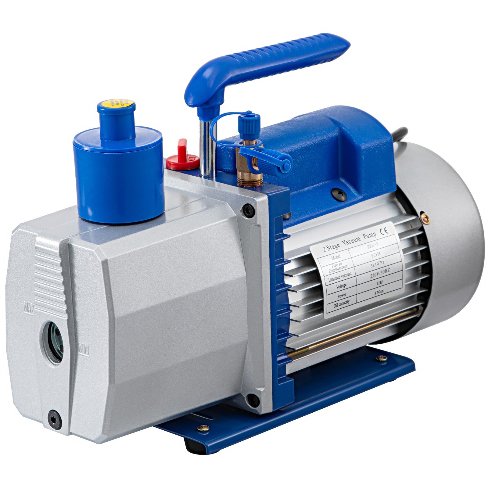 8 Cfm 2 Stadi Pompa A Vuoto Aria Condizionata Refrigerazione Vacuum Pump