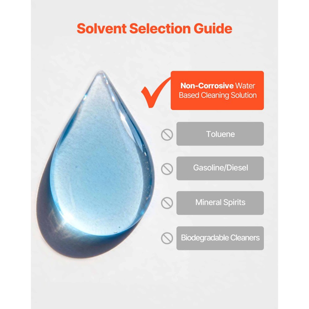 VEVOR Vasca Lavapezzi da Officina da 19 L, Capacità Solvente di 13 L, Pulitore Portatile per Parti di Automobili in Acciaio con Pompa Elettrica per Cuscinetti delle Ruote, Ingranaggi e Carburatori