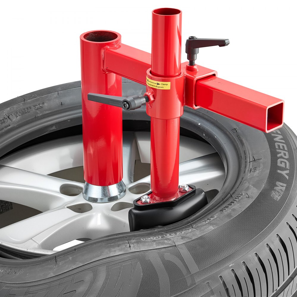 VEVOR Kit Smontagomme con Testa d'Anatra Cono Argentato Kit per Montaggio Smontaggio per Pneumatici 406-533 mm, Strumenti per Riparazioni Pneumatici per Auto SUV Camion da Officina Garage