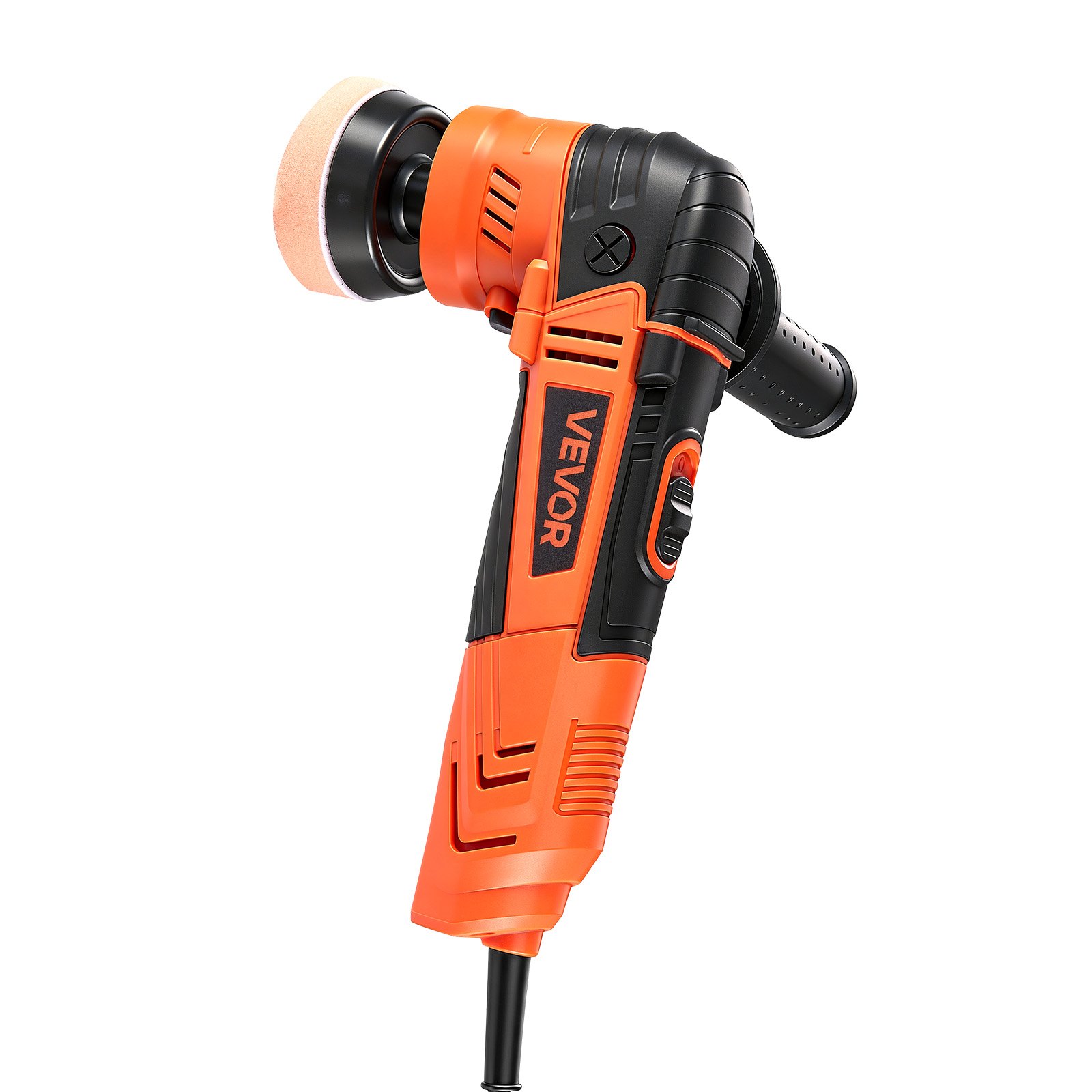 VEVOR Lucidatrice per Auto 600 W, Lucidatrice Rotativa per Auto con 6 Velocità Variabili da 1000 a 4500 Giri/Min, Dischi da 30/50/76 mm, Kit per Ceratura, Lucidatura e Rimozione Graffi, Multifunzione