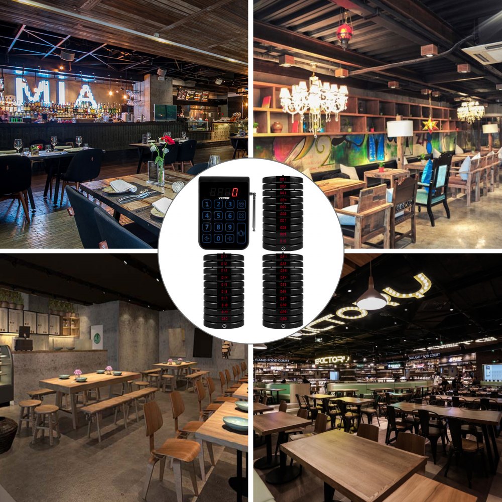 Vevor 30 Pezzi Cercapersone Ristorante Sistema Di Chiamata Pager Ristorante