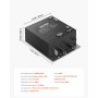 VEVOR Regolatore di Velocità del Motore CC Sostitutivo per Carrelli da Golf Club Car EZGO TXT 2000-2009, IP65, Regolatore in Lega di Alluminio e ABS, Compatibile con i Modelli 1206MX-4301