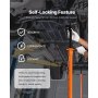 VEVOR Supporto per Sollevamento Auto Veicolo Carico 0,75 T Altezza Regolabile