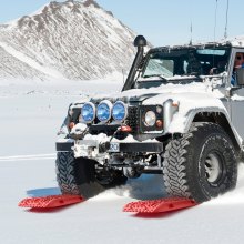 VEVOR Tavole da Trazione Auto Nastro da Trazione PP Fango Neve Sabbia 2 Pezzi