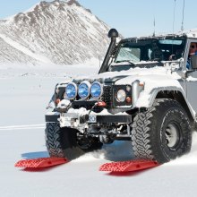 VEVOR Pannelli di Trazione Materiale PP, Pannelli di Recupero per ATV/Automobili/Pickup/SUV/RV, Tappetini Trazione per Pneumatici su Neve, Sabbia, Fango e Terreno Sciolto, Borsa di Stoccaggio