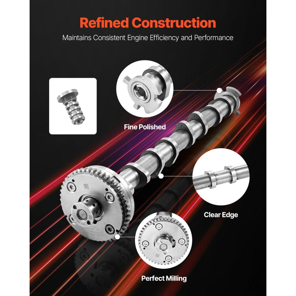 VEVOR Kit Albero a Camme e Valvola di Controllo per Motori Audi e Volkswagen, Sostituzione Albero a Camme in Ghisa, Adatto per Motori EA888 1,8 T/2,0 T, OE 06 L109021H, 06 L109021N, 06 L109021S