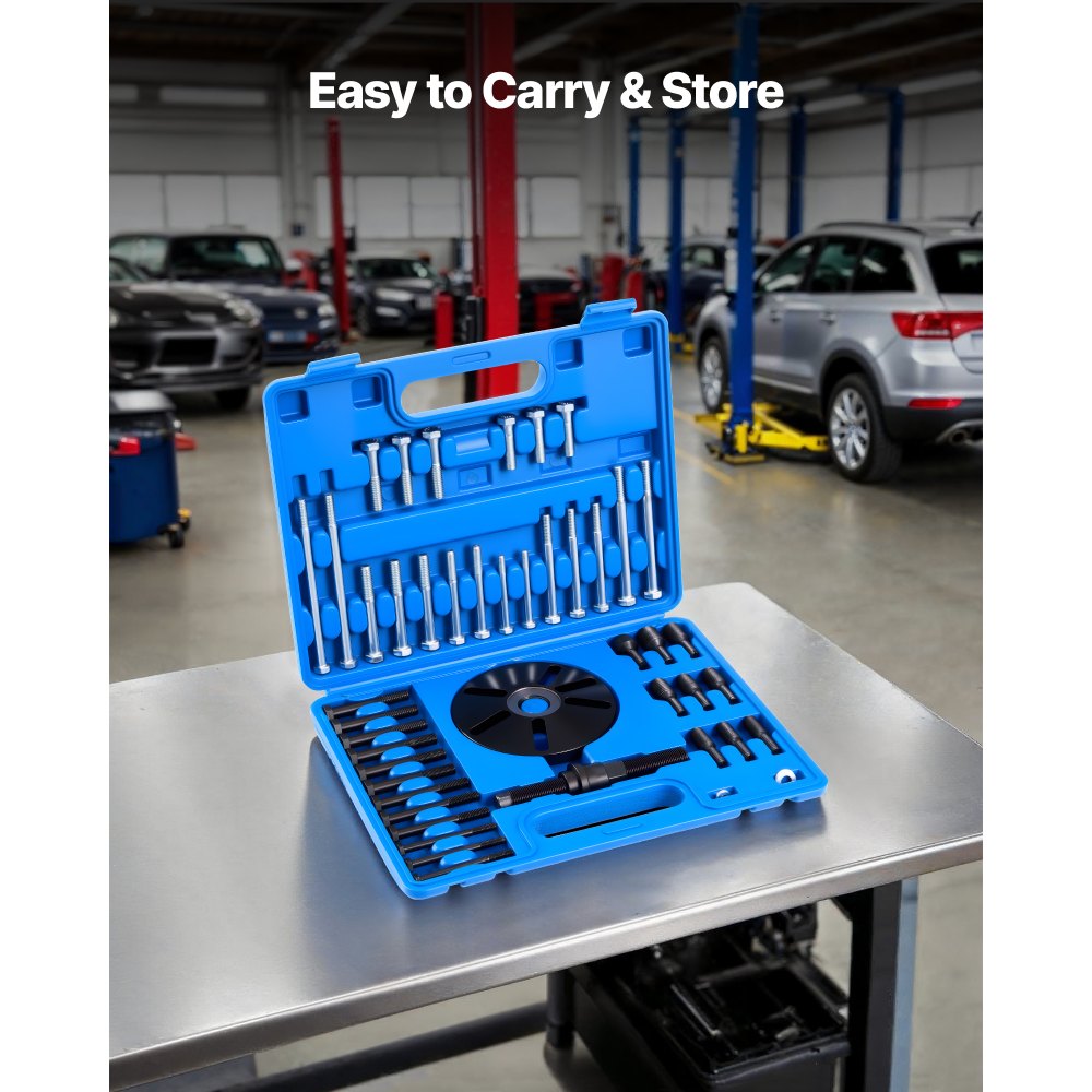 VEVOR Kit di Strumenti per Rimozione Installazione di Estrattori per Bilanciatori Armonici, Kit per Installazione di Bilanciatori Armonici in Acciaio, Volani, Pulegge dell'Albero Motore