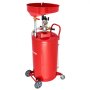 VEVOR Serbatoio di Scarico dell'Olio Esausto 79,5 Litri, Scaricatore Pneumatico Portatile per Olio con Imbuto Altezza Regolabile con Ruote, Drenaggio per Trasferimento Carburante per Officine