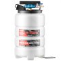 VEVOR Fluid Extractor, 9.5 L Capacity, Pneumatic/Manual Vacuum Fluid Extractor with 150 cm Long Horse & Three 120 cm Extension Tubes, Oil Change Pump with PE Tank for Cars, Lawn Mowers, Boats