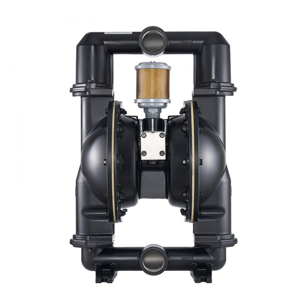 VEVOR Pompa Pneumatica a Doppia Membrana 598 L/min Prevalenza max. 79,86 m, Pompa Pneumatica per Trasferimento di Olio max. 114 PSI, Lega di Alluminio, per Gasolio, Cherosene