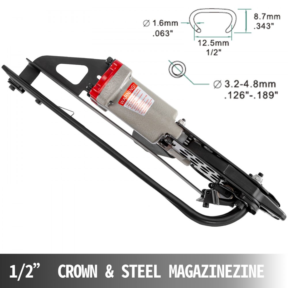 Sc760c Pinza Pneumatica 16ga Con 500 Pezzi Anello C Capacità Da 100 Pezzi