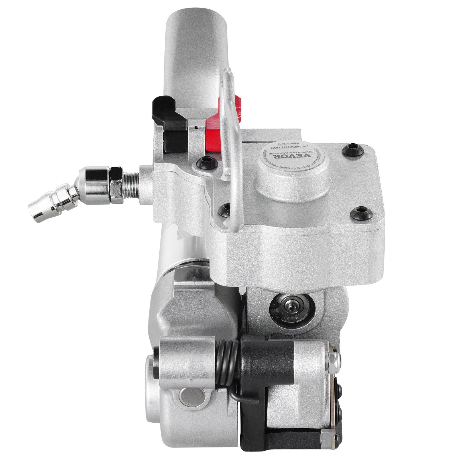 VEVOR Reggiatrice Pneumatica per Reggette Plastica PP PET 1/2"-3/4", Reggiatrice per Imballaggi, Pressa Reggiatrice Manuale, Confezionatrice Automatica con Tensione Massima 3500N, Kit Reggiatura