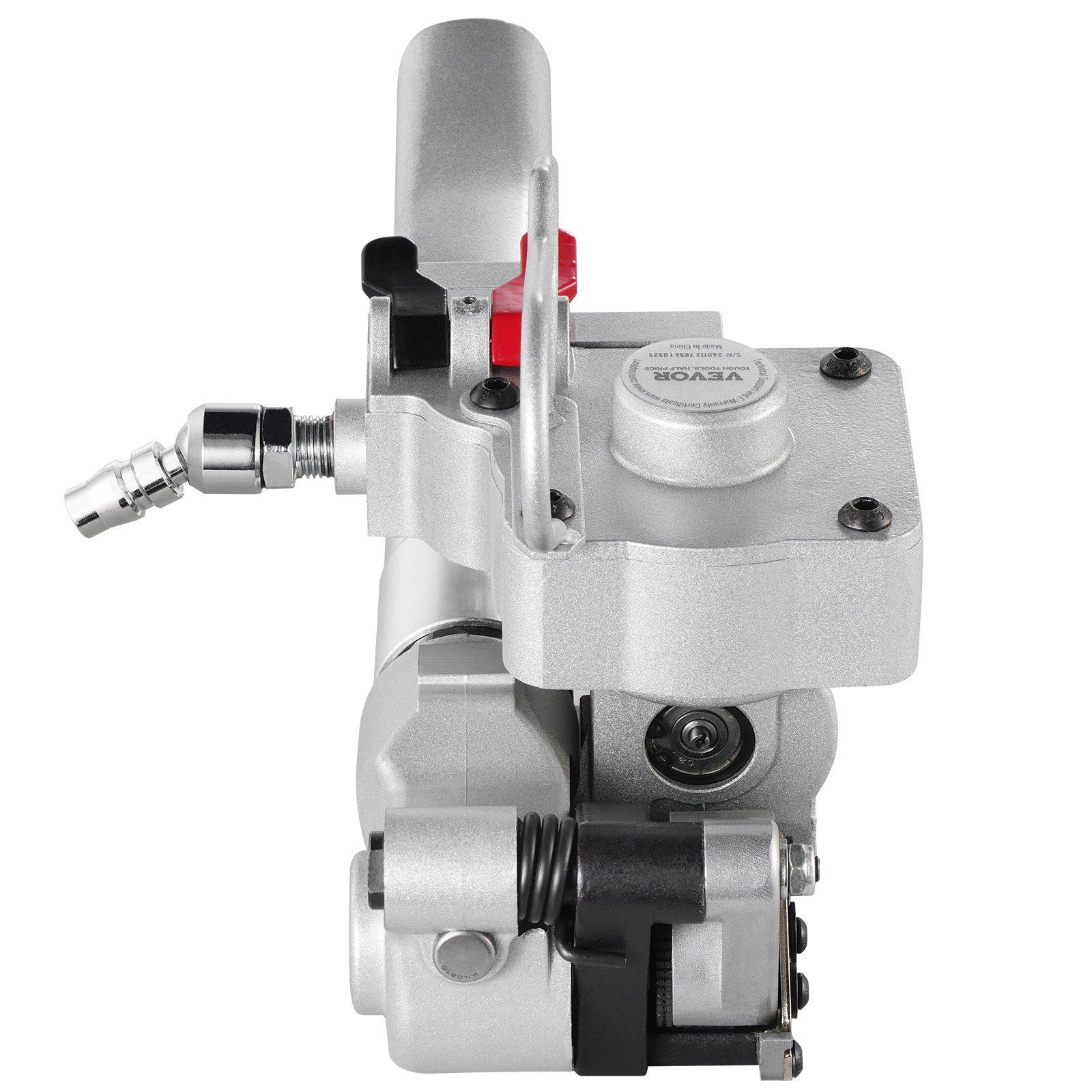 VEVOR Reggiatrice Pneumatica, per Cinghie in Plastica PET da 19-25 mm, Macchina per Reggiatura per Imballaggio, Pressa Portatile, Macchina per Imballaggio Automatica con Tensione Massima di 4000 N