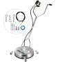VEVOR  Pulitore a vapore a vapore dispositivo portatile diametro 53cm, spazzatrice mop da terra lunga 166 cm, pulitore a vapore elettrico da pavimento con scopa con accessori