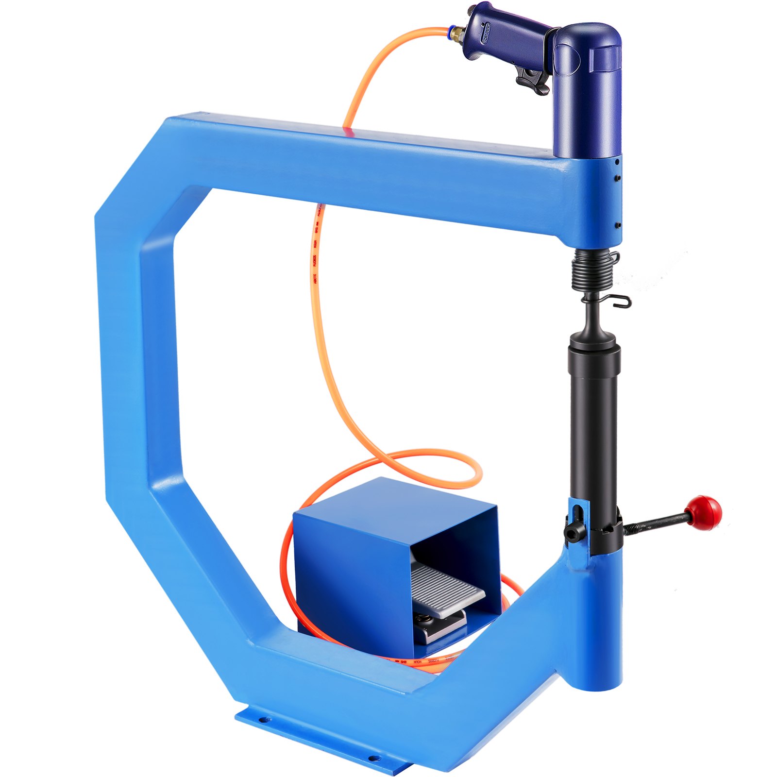 VEVOR Martello Pneumatico per Lucidatura e Levigatura ad Aria Compressa, 220 V 50 Hz Martello di Lucidatura Industriale Pneumatico per Modellare, Levigare, Stirare Lamiere, Alluminio, Rame, Ottone