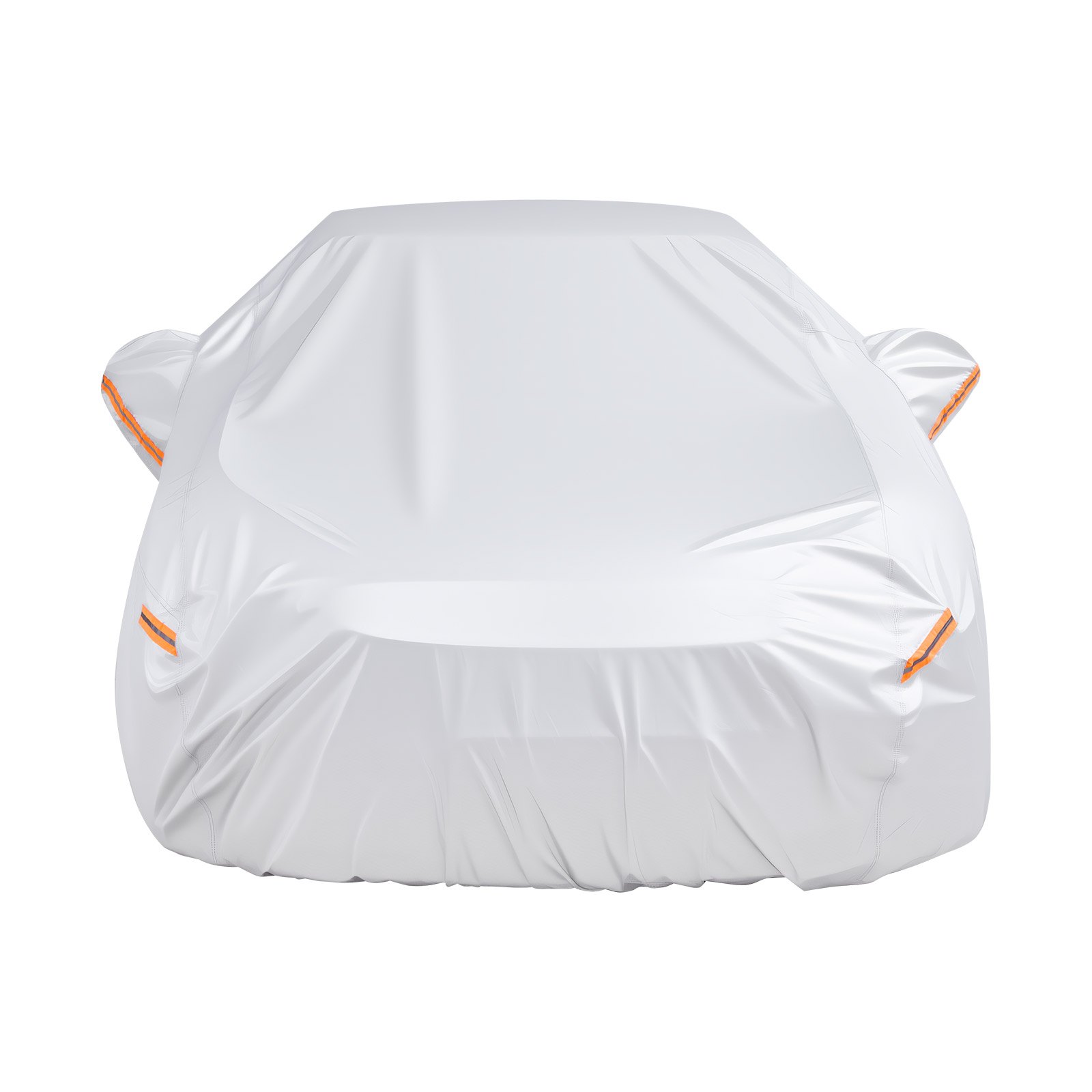 VEVOR Telo Copriauto per Modelli di Berline Full-size Europee, Telo Protezione per Tutte le Stagioni da Sole, Pioggia, Vento, Copertura da Esterno Completa con Cerniera Sulla Portiera, Argento