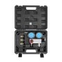 VEVOR Kit Tester di Compressione per Motore, Kit Manometro per Compressione Intervallo 0-6,9 Bar, Utensili Manometro per Tenuta Cilindro per Auto Moto con 4 Adattatori, Custodia di Trasporto