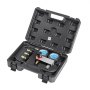 VEVOR Kit Tester di Compressione per Motore, Kit Manometro per Compressione Intervallo 0-6,9 Bar, Utensili Manometro per Tenuta Cilindro per Auto Moto con 4 Adattatori, Custodia di Trasporto