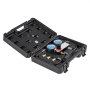 VEVOR Kit Tester di Compressione per Motore, Kit Manometro per Compressione Intervallo 0-6,9 Bar, Utensili Manometro per Tenuta Cilindro per Auto Moto con 4 Adattatori, Custodia di Trasporto