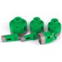 VEVOR 6 Pezzi Punte Diamantate per Trapano, Altezza 15 mm / 0,59 pollici M14 Sega a Tazza Diamantati con Cassetta per Materiali Più Duri Come Piastrelle, Granito, Marmo, Altre Pietre e Porcellana