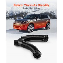 VEVOR Kit Tubo Connettore di Ricambio per Riscaldatore Diesel 76 mm, Bocchetta di Uscita Aria Calda con Connettore a Y, Parti di Ricambio per Riscaldatore di Parcheggio Diesel da Auto