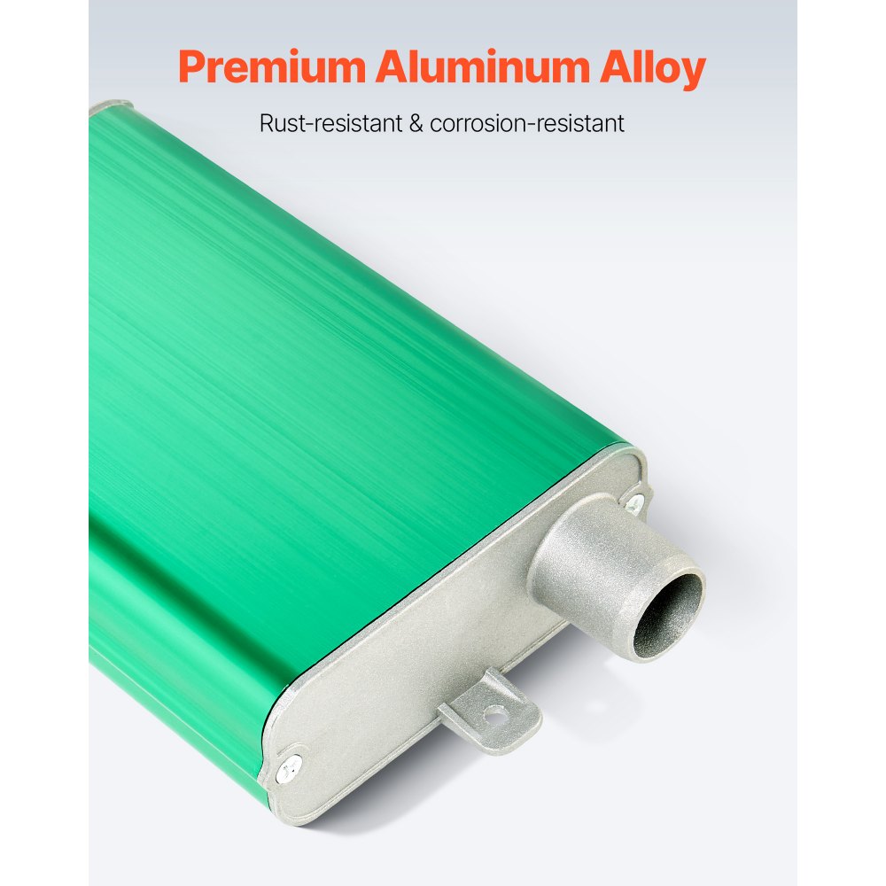 VEVOR Silenziatore per Riscaldatore Diesel da 24 mm, Kit Connettore per Uscita d'Aria in Lega di Alluminio, con 2 Morsetti e Viti, per Riscaldatori da 2 kW, 5 kW e 8 kW, Manutenzione