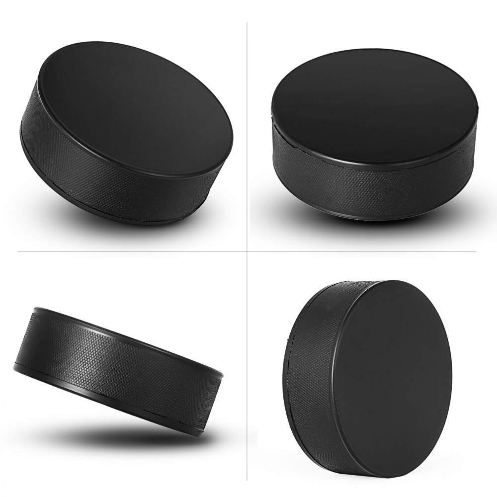 VEVOR 100 PZ Dischi da Hockey su Ghiaccio Standard Ufficiale Diametro 3 pollici