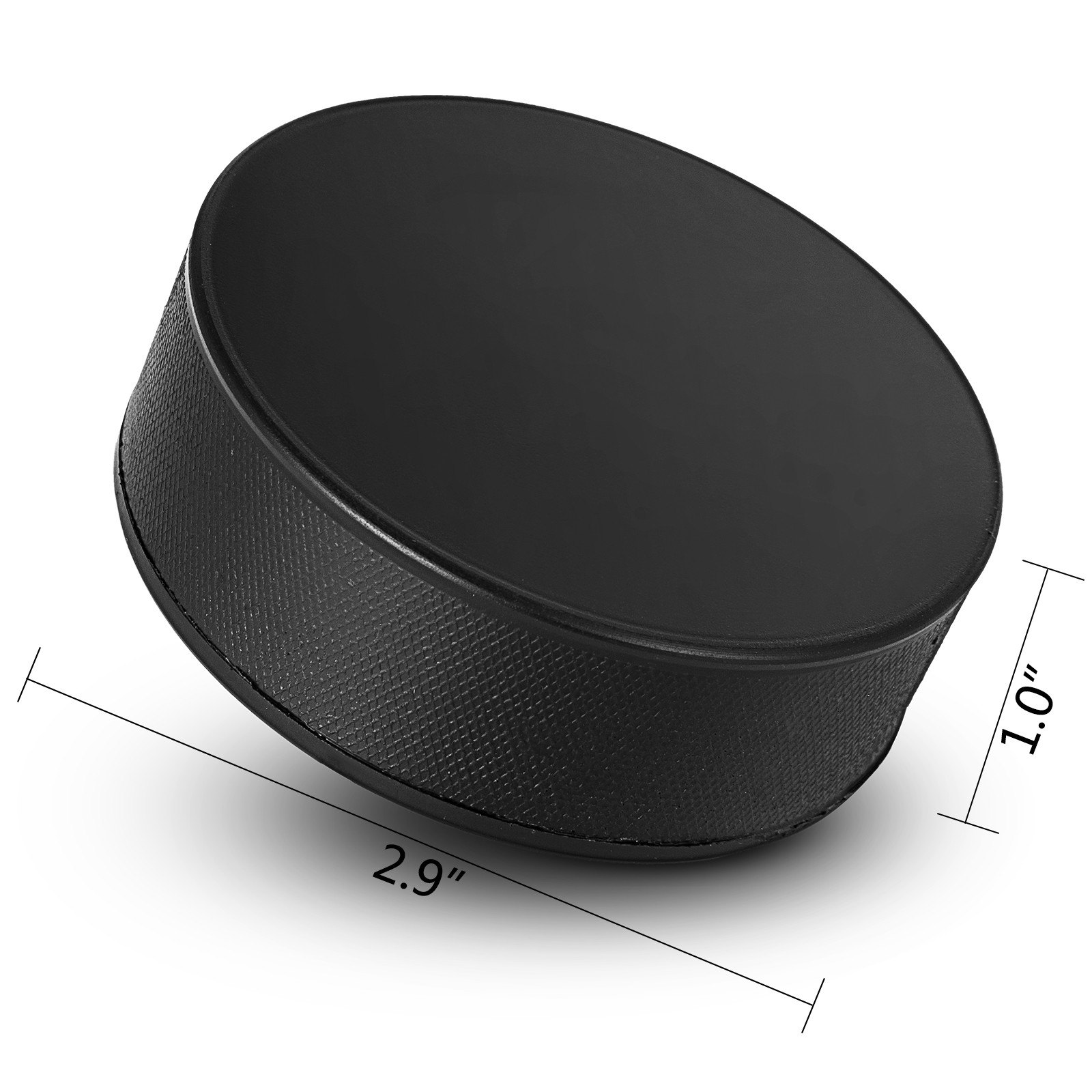 VEVOR 100 PZ Dischi da Hockey su Ghiaccio Standard Ufficiale Diametro 3 pollici