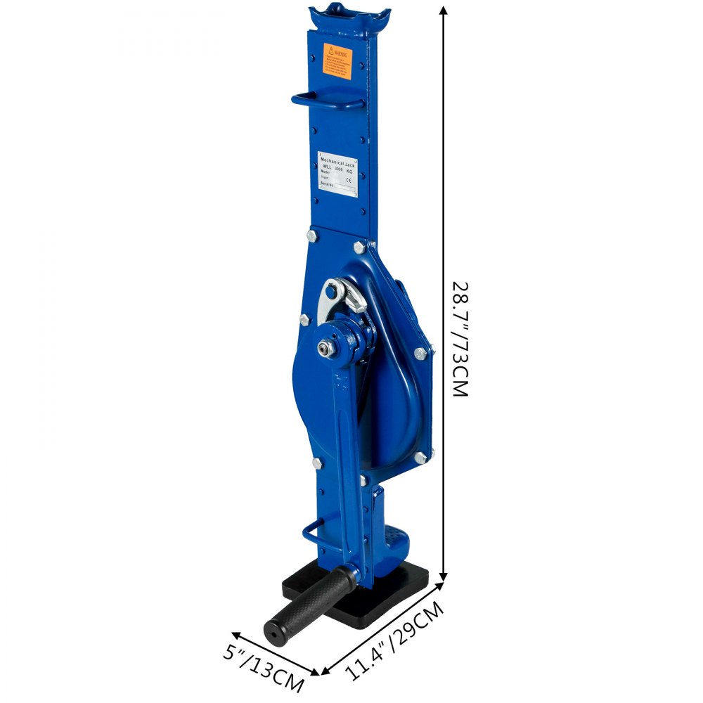Martinetto Farm 3 T Cric Meccanico Sollevatore Manuale Auto-lock Pieghevole