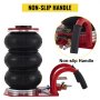 VEVOR 3Ton Cric Pneumatico Colore Rosso Pressa Aria Strumenti di sollevamento per auto Martinetto Pneumatico Sollevatore pneumatico Veloce per Sollevare L'auto