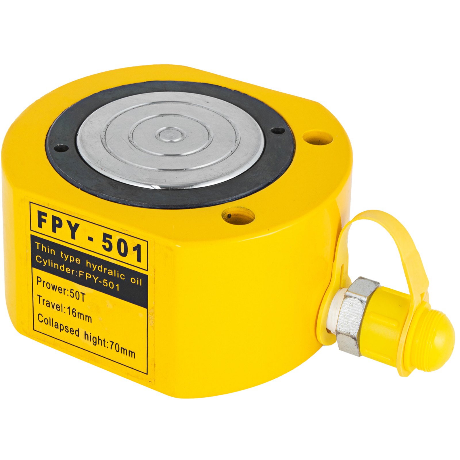 50t 16mm Cric Idraulico A Bottiglia Cric Cricco Ultrasottile Sollevatore